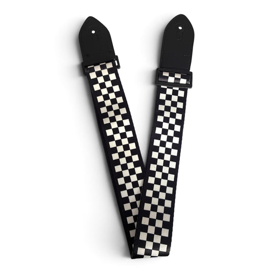 Beryl Essentials checkerboard guitar strap