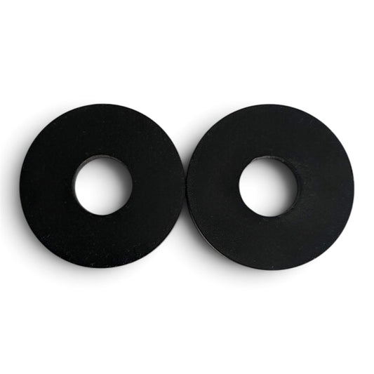 Beryl Essentials rubber strap locks pair, Black